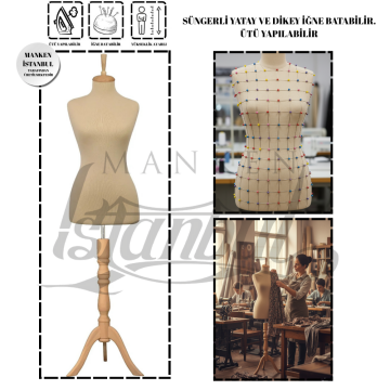 Süngerli Terzi Mankeni Prova Mankeni 34-46 Beden Arası