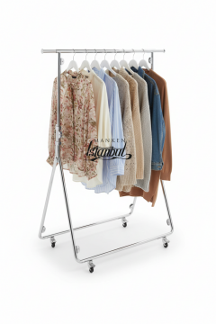 Delüks Yüksek Kalite Tekerlekli Katlanabilir Metal Orta Stand