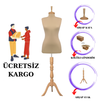 Süngerli Terzi Mankeni Prova Mankeni 34-46 Beden Arası