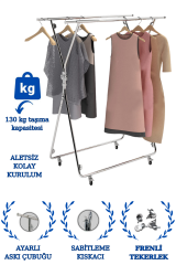 Delüks Yüksek Kalite Katlanabilir Çift Taraflı Metal Orta Stand