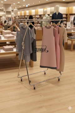 Delüks Yüksek Kalite Katlanabilir Çift Taraflı Metal Orta Stand