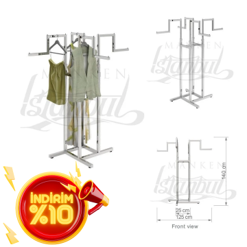 Yüksek Kalite 6 Kollu Ahtapot Metal Orta Stand