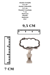 Yazı Kalemli 10 Adet Yaz Sil Bulut Mandallı Fiyat Etiketi Pazarcı Etiketi Market Etiketi Manav Etiketi BEYAZ