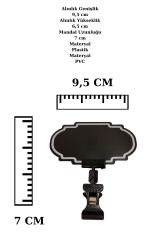 Yazı Kalemli 10 Adet Yaz Sil Bulut Mandallı Fiyat Etiketi Pazarcı Etiketi Market Etiketi Manav Etiketi SİYAH