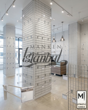 Etiketli Tel Pano Kancası Galvaniz