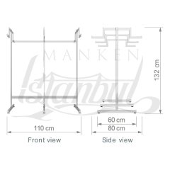 Yüksek Kalite 6 Kollu Metal Orta Stand