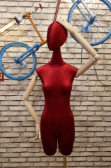 Pantalon Giyebilen Ahşap Kollu Terzi Mankeni Vitrin Mankeni