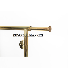 Yüksek Kalite Gold Kaplama Katlanabilir Metal Orta Stand