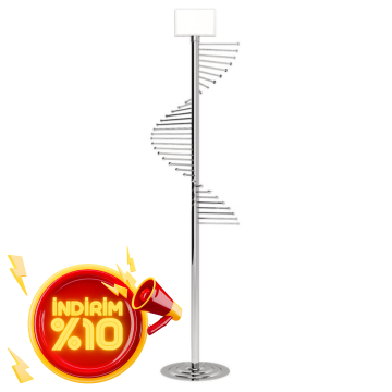 Krom Eşarp Standı Şal Standı ( 34 Şal Asılabilir )