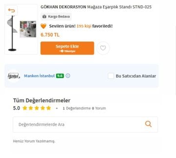 Siyah Eşarp Standı Şal Standı ( 34 Şal Asılabilir )