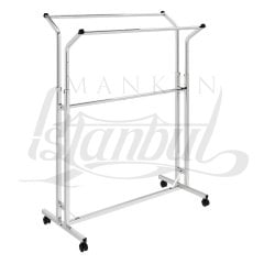 Çift Taraflı V Ayarlı Krom Metal Orta Stand