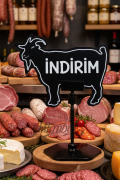 10 Adet Yaz Sil Mini Şarküteri Fiyat Etiketi Market Fiyat Etiketi 10 ADET - AYAKLI - KEÇİ
