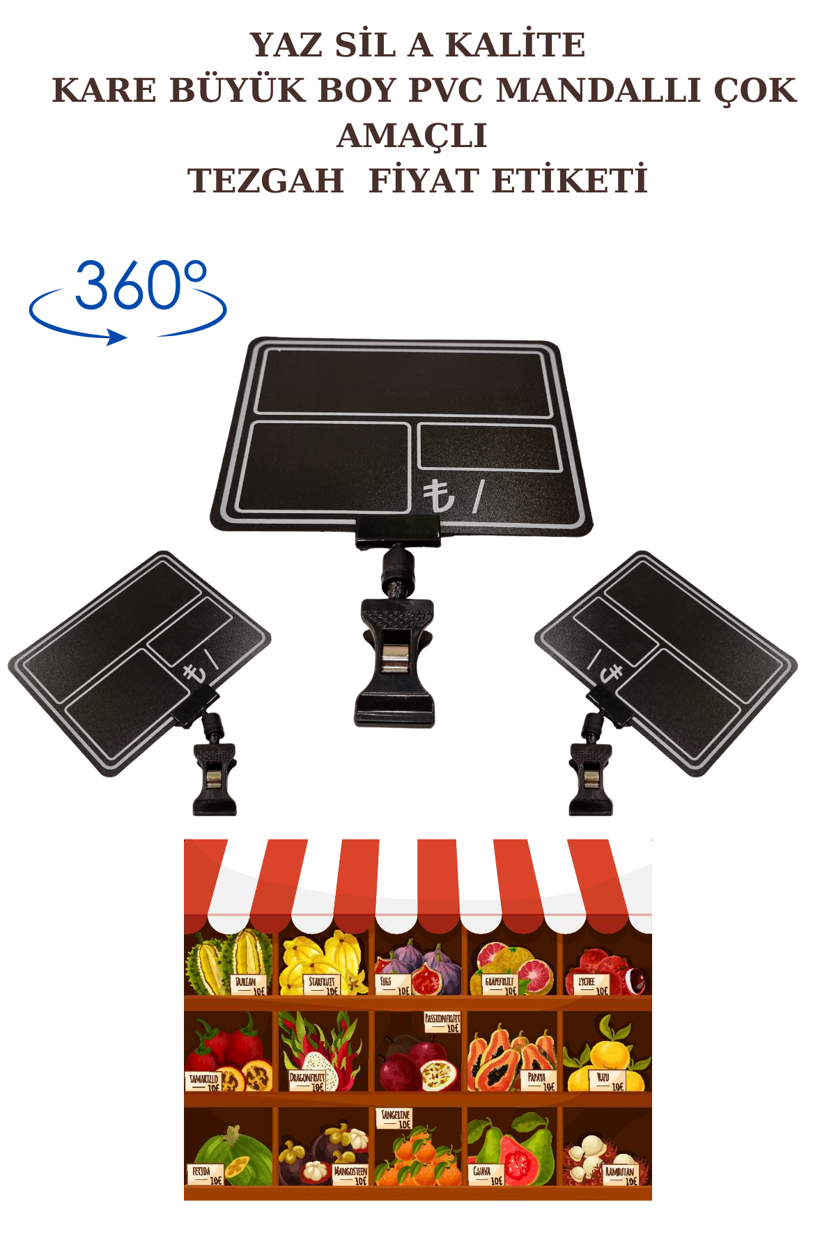 10 Adet Mini Boy Mandallı Fiyat Etiketi Pazarcı Etiketi Market Etiketi Manav Etiketi BÜYÜK