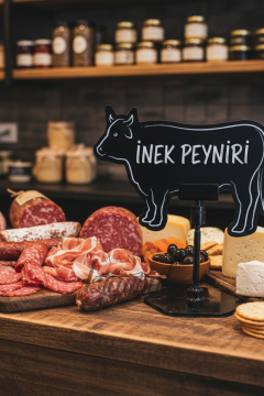 10 Adet Yaz Sil Mini Şarküteri Fiyat Etiketi Market Fiyat Etiketi 10 ADET - AYAKLI - İNEK