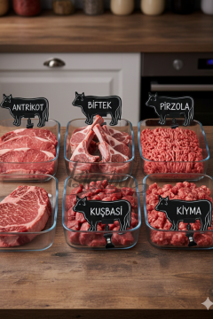 10 Adet Yaz Sil Dana Kuzu Tavuk Keçi Balık Fiyat Etiketi