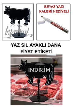 10 Adet Yaz Sil Mini Boy Fiyat Etiketi - Yazı Kalemli