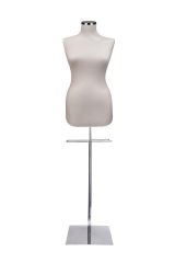 36 Beden Paslanmaz Ayaklı Süngerli Terzi Mankeni Prova Mankeni