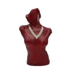 Kuyumcu Vitrin Mankeni-Kolye Küpe Sergileme Mankeni