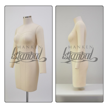 Bayan kollu Bayan profesyonel terzi mankeni, prova mankeni