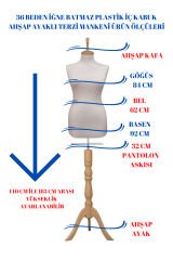 Bayan Vitrin Amaçlı Terzi Mankeni Vitrin Mankeni