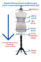 Bayan Vitrin Amaçlı Terzi Mankeni Vitrin Mankeni