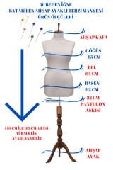 36 Beden Süngerli Terzi Mankeni Prova Mankeni