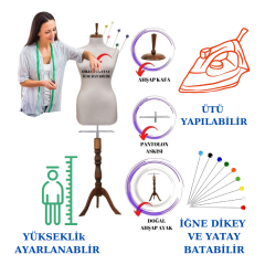 36 Beden Süngerli Terzi Mankeni Prova Mankeni