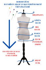 36 Beden Süngerli Terzi Mankeni Prova Mankeni