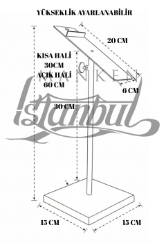 Yükseklik Ayarlı Metal Ayakkabı Standı – Fonksiyonel Sunum!