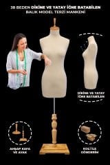 Balık Model 38 Beden  Süngerli İğne Batabilen Terzi Mankeni