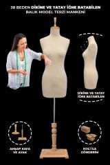Balık Model 38 Beden Süngerli İğne Batabilen Terzi Mankeni