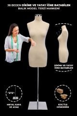 38 Beden Balık Model Süngerli İğne Batabilen Terzi Mankeni