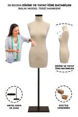 38 Beden Balık Model Süngerli İğne Batabilen Terzi Mankeni