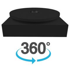 Elektrikli Siyah Renk 25 KG Kapasiteli (220 WOLT) Döner Platform