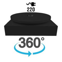 Elektrikli Siyah Renk 25 KG Kapasiteli (220 WOLT) Döner Platform