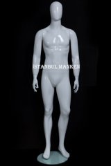 Polyester Tam Boy Erkek Vitrin Mankeni Kiralama