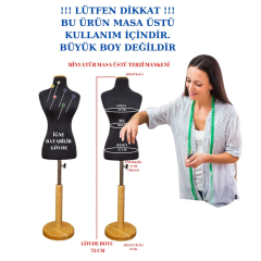 Okullar İçin 1/2 50 Eşel Terzi Mankeni Prova Mankeni Dikiş Mankeni