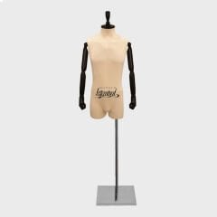 Keten Kumaş Pantolon Giyebilen Terzi Mankeni Vitrin Mankeni