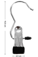 10 Adet Metal Krom Kaplama Eşarp Askısı Şal Askısı