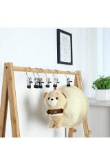 10 Adet Metal Krom Kaplama Eşarp Askısı Şal Askısı