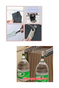 10 Adet Metal Mandallı Krom Pantolon Askısı Etek Askısı