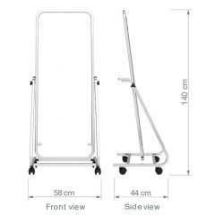 Tekerlekli Büyük Boy Aynası (AYNASIZ GÖNDERİM YAPILMAKTADIR)