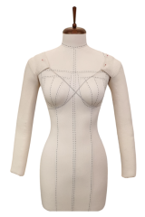 Seyyar Kollu 38 Beden Balık Profesyonel İğne Batabilen Terzi Mankeni