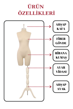 Pantolon Giyebilen Terzi Mankeni Vitrin Mankeni