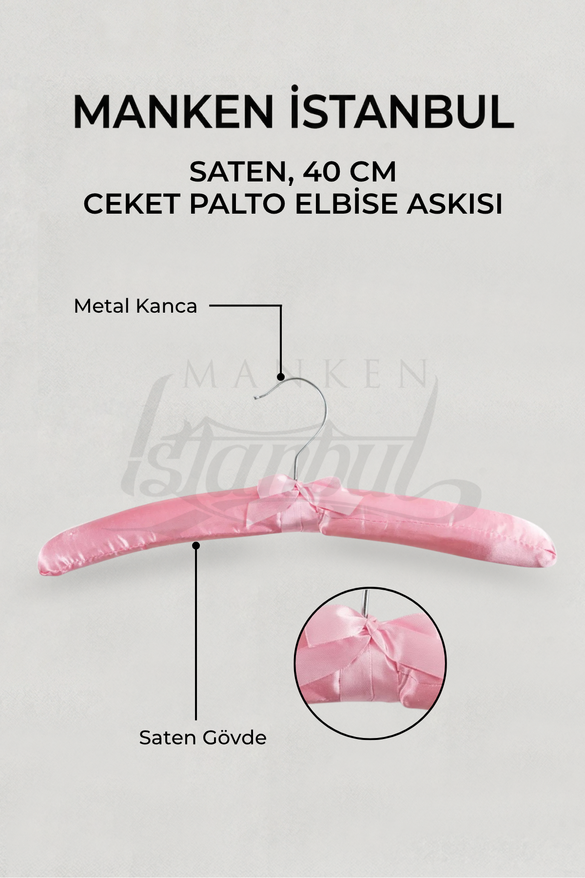 A Kalite Saten 10 Adet Elbise Askısı Palto Ceket askısı