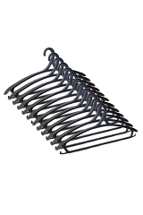 12 Adet A Kalite 44 cm Plastik Ceket Elbise Askısı