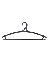 12 Adet A Kalite 44 cm Plastik Ceket Elbise Askısı