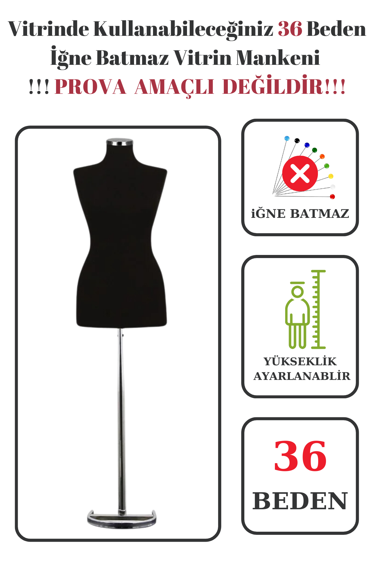 Bayan Vitrin Amaçlı Terzi Mankeni Vitrin Mankeni