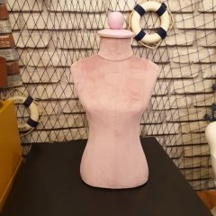 Bayan kumaş kaplı kafa mankeni Takı Aksesuar Mankeni