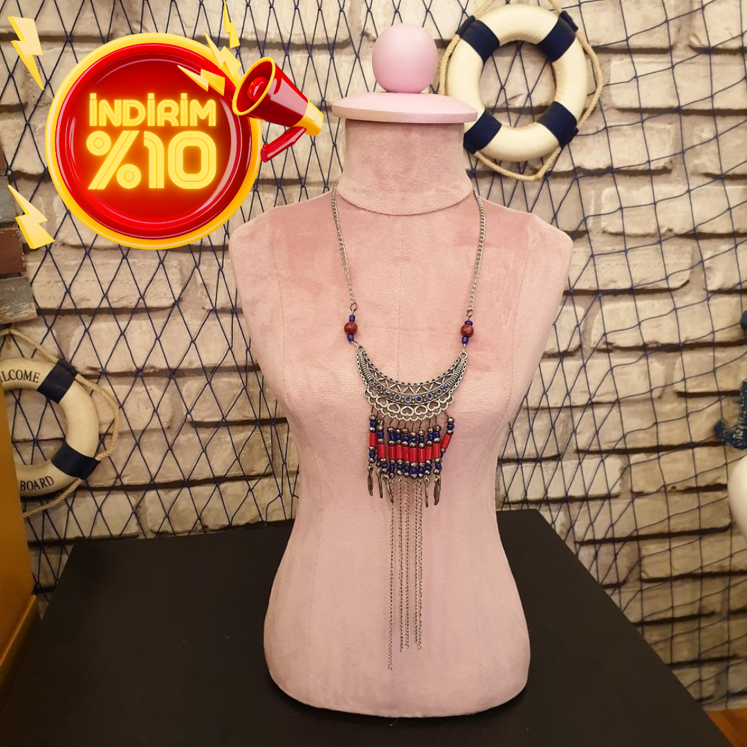 Bayan kumaş kaplı kafa mankeni Takı Aksesuar Mankeni